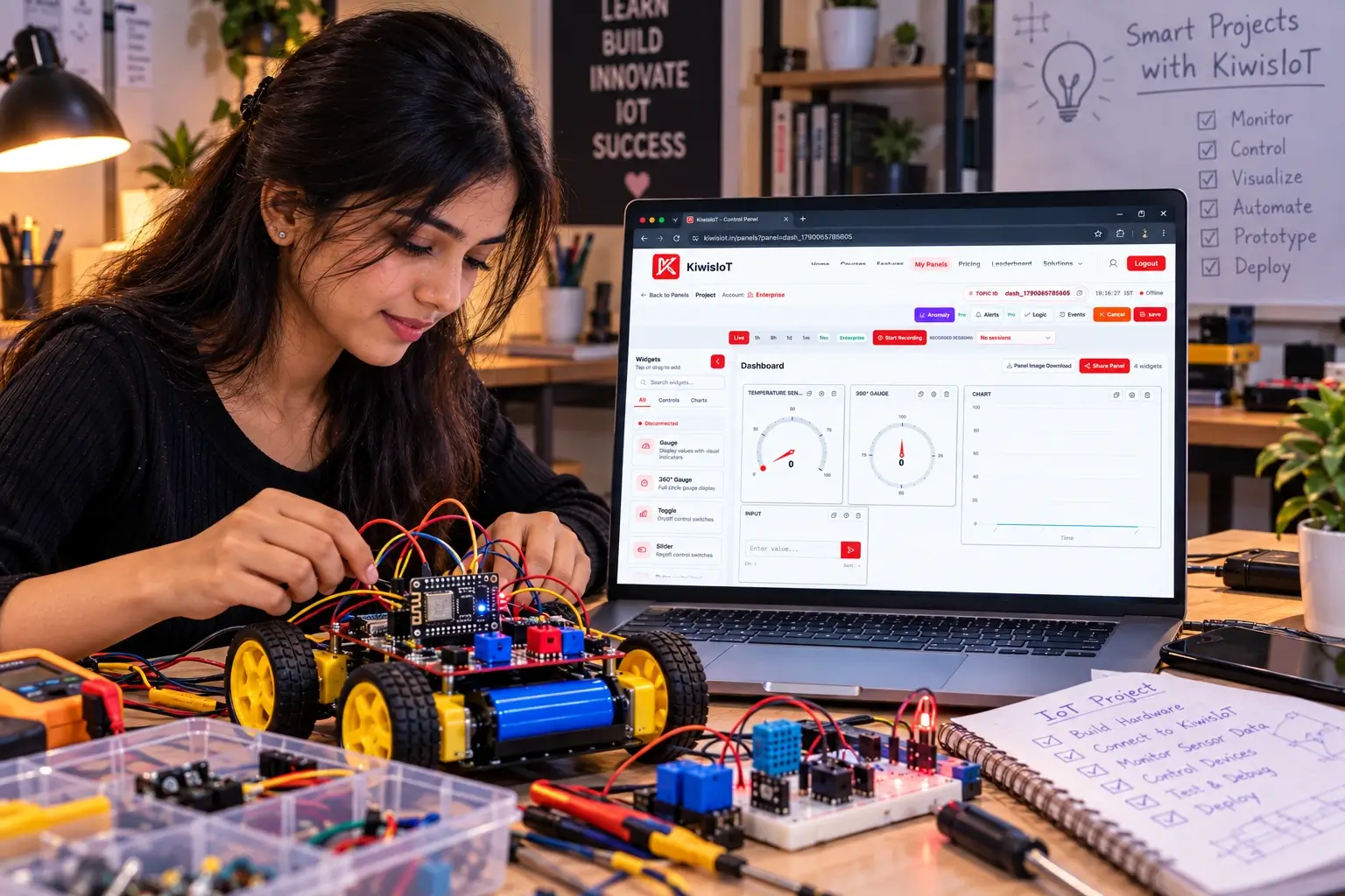 IoT for individuals – dashboards and makers
